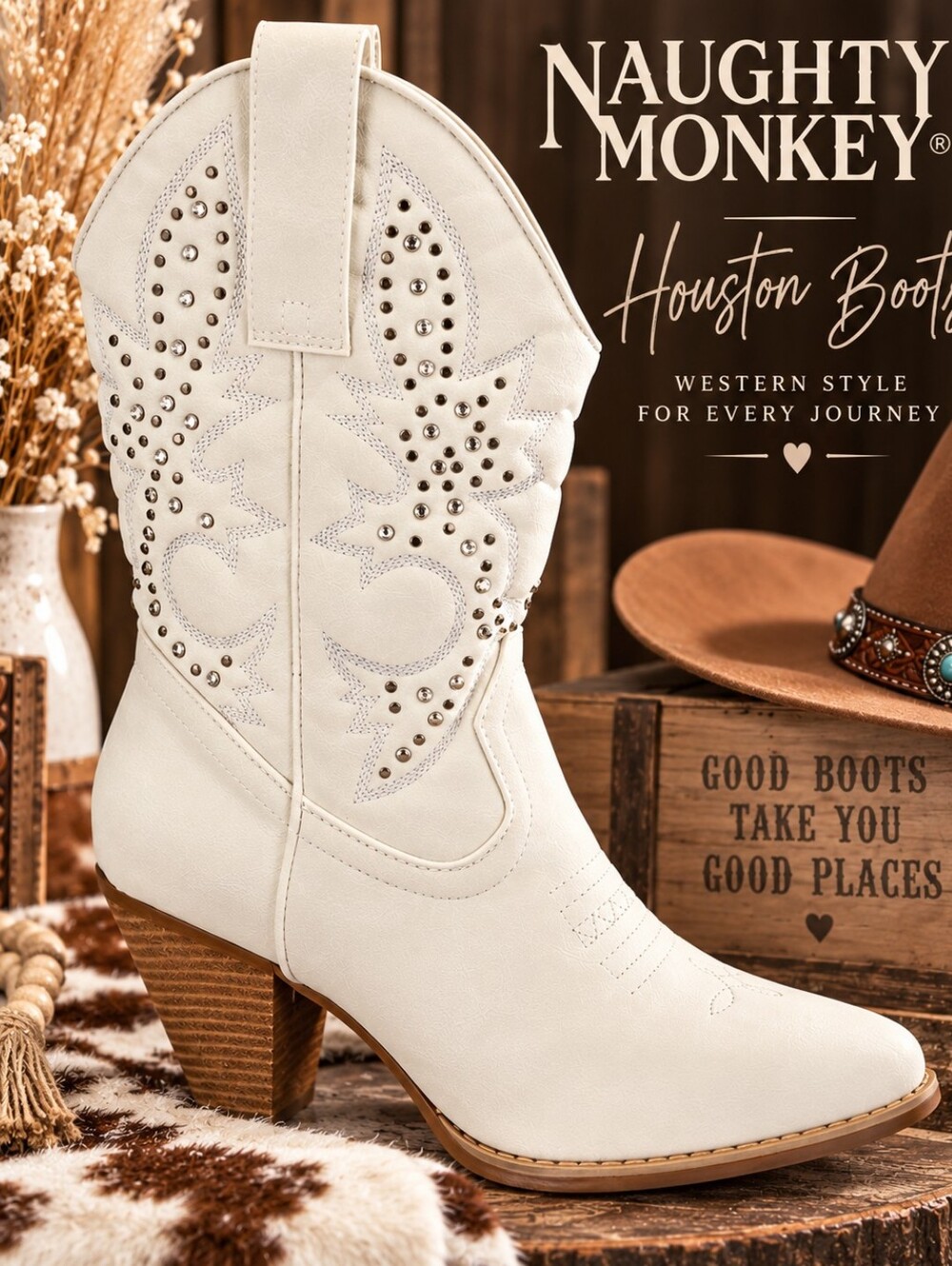 Naughty Monkey “Houston” Western Boots – Women’s 9.5